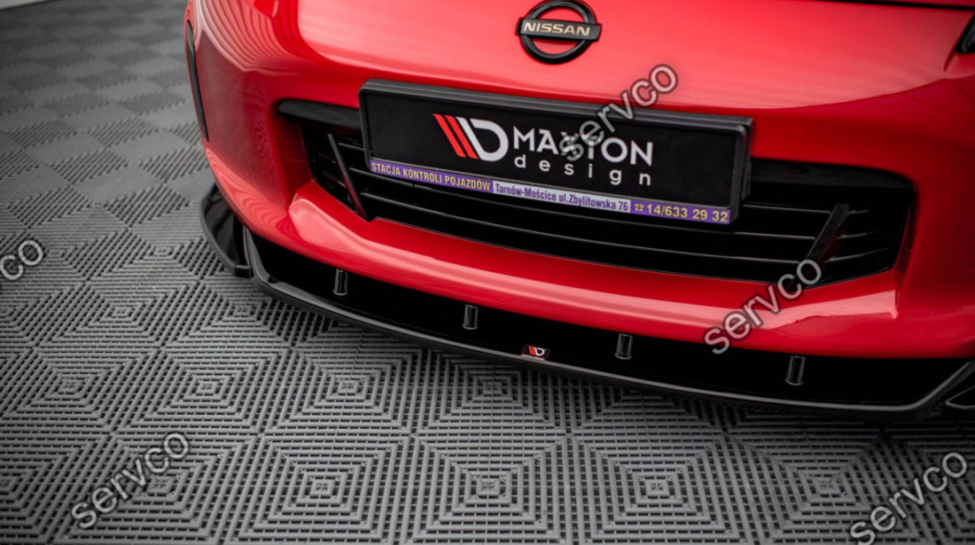 Prelungire splitter bara fata Nissan 370Z Facelift 2012-2020 v3 - Maxton Design