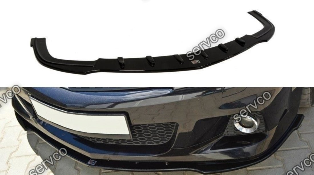 Prelungire splitter bara fata Opel Astra H OPC / VXR 2005-2010 v2 - Maxton Design