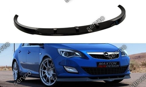 Prelungire splitter bara fata Opel Astra J 2009-2012 v2 - Maxton Design