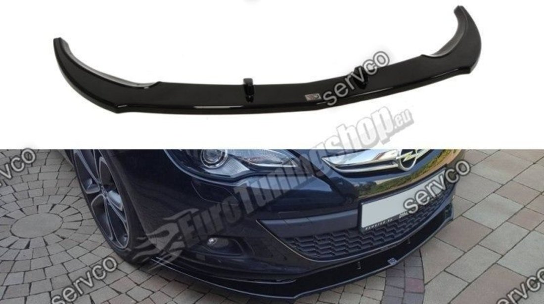 Prelungire splitter bara fata Opel Astra J GTC 2009-2015 v1 - Maxton Design