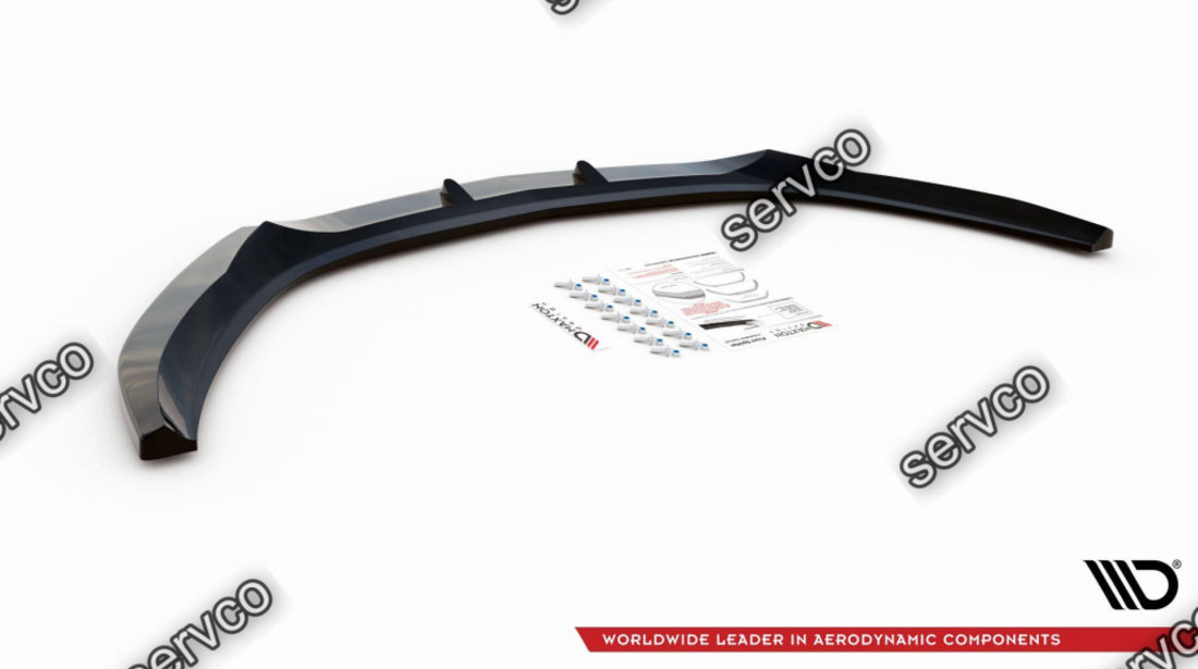 Prelungire splitter bara fata Opel Astra J GTC OPC-Line 2011-2018 v6 - Maxton Design