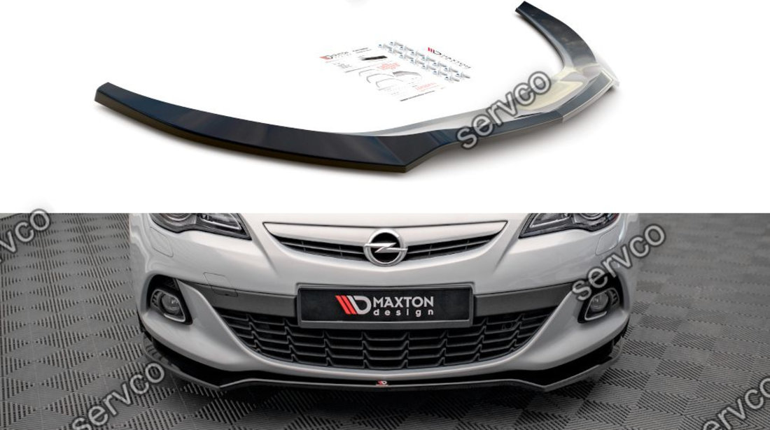 Prelungire splitter bara fata Opel Astra J GTC OPC-Line 2011-2018 v7 - Maxton Design