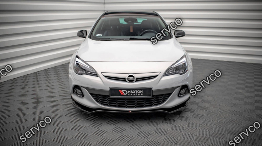 Prelungire splitter bara fata Opel Astra J GTC OPC-Line 2011-2018 v7 - Maxton Design