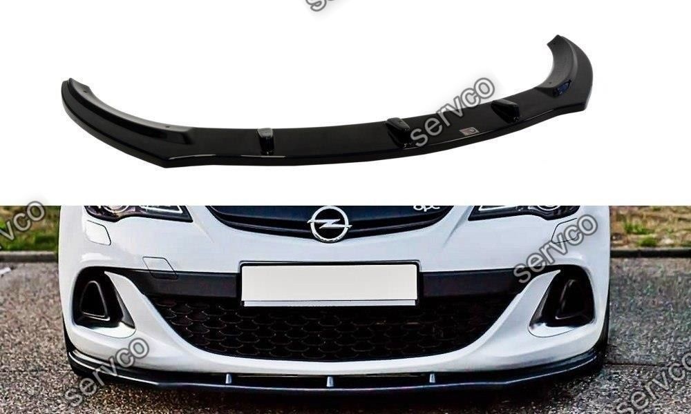 Prelungire splitter bara fata Opel Astra J OPC / VXR 2009-2015 v4 - Maxton Design