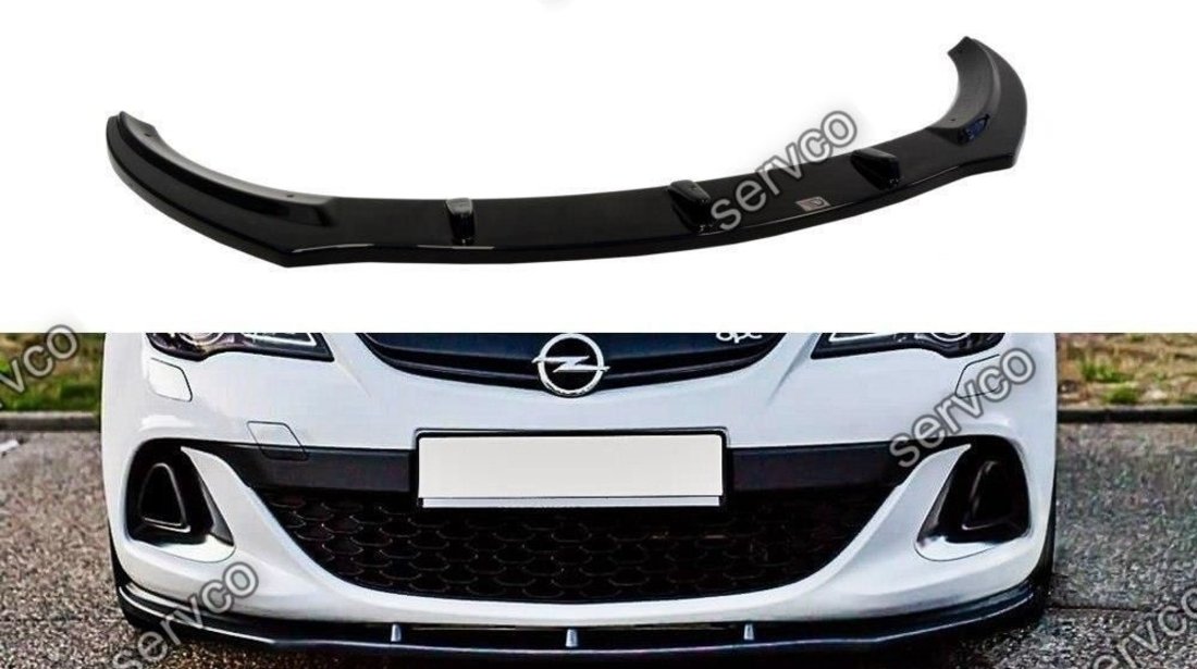 Prelungire splitter bara fata Opel Astra J OPC / VXR 2009-2015 v4 - Maxton Design