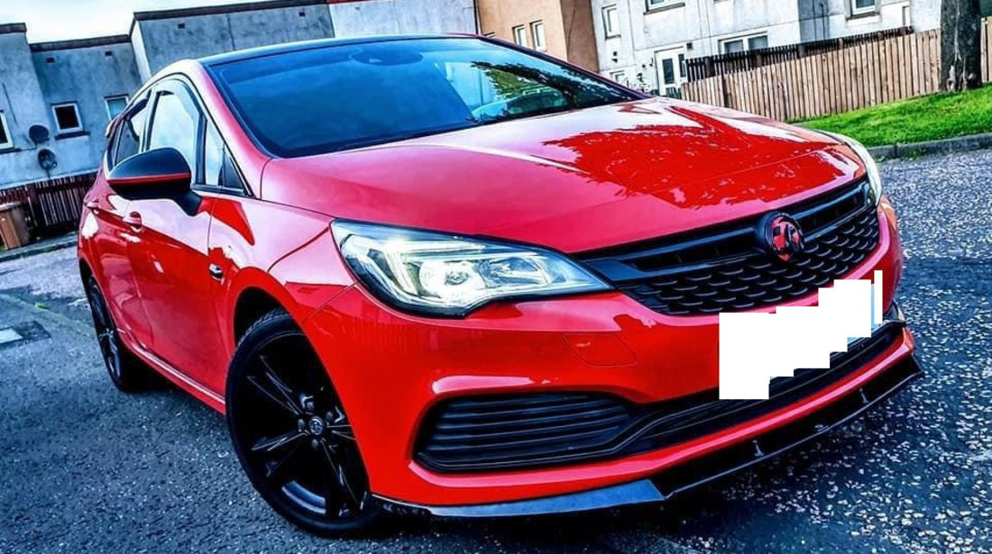 Prelungire splitter bara fata Opel Astra K Opc-Line 2015- v2 - Maxton Design