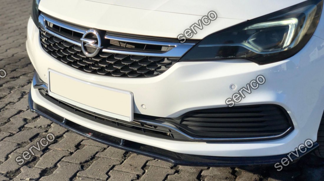 Prelungire splitter bara fata Opel Astra K OPC-Line 2015- v1 - Maxton Design