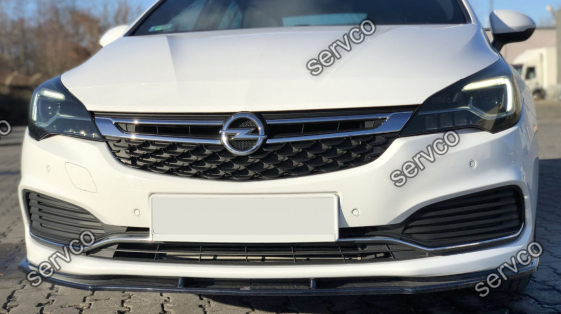 Prelungire splitter bara fata Opel Astra K OPC-Line 2015- v1 - Maxton Design