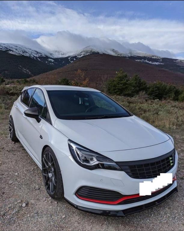 Prelungire splitter bara fata Opel Astra K Opc-Line 2015- v2 - Maxton Design