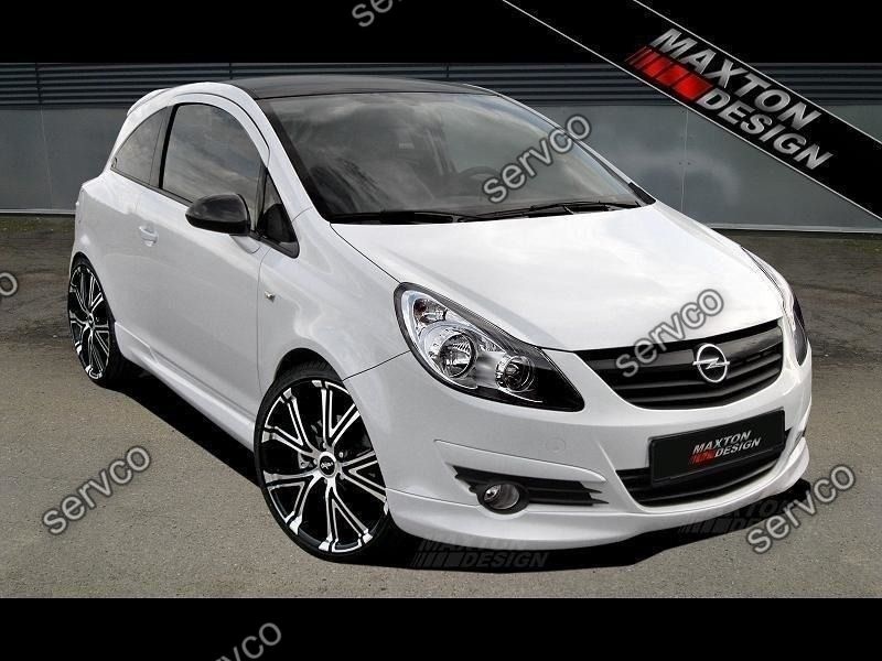 Prelungire splitter bara fata Opel Corsa D Mk4 2006-2011 v1 - Maxton Design