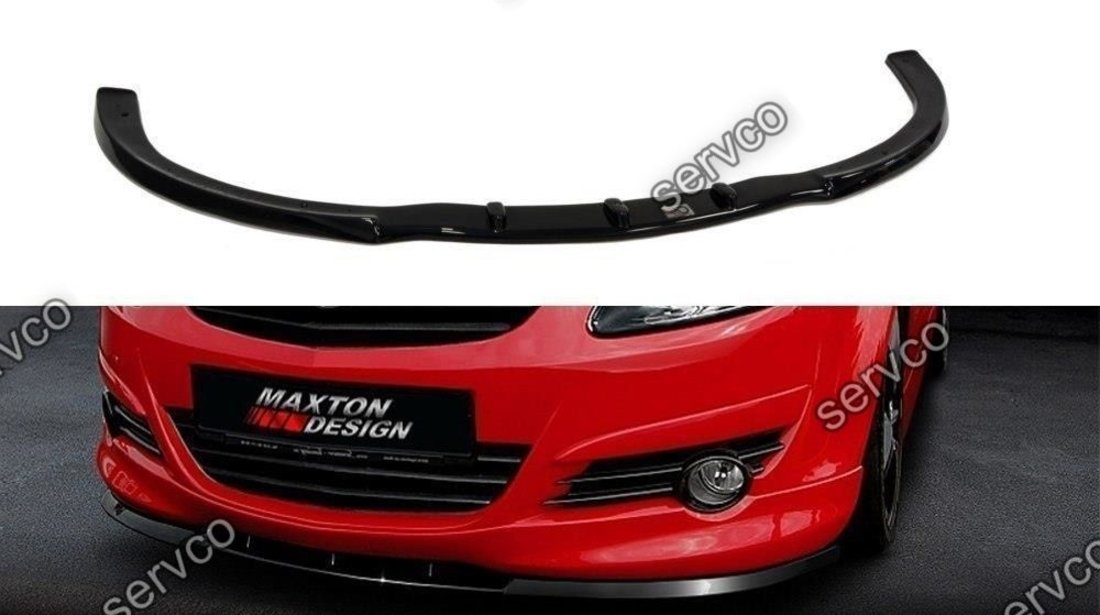 Prelungire splitter bara fata Opel Corsa D Mk4 OPC-Line 2006-2011 v4 - Maxton Design