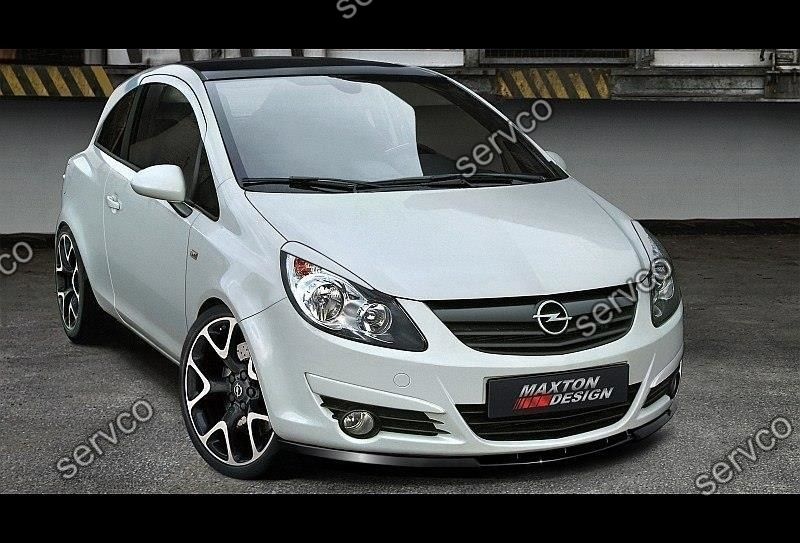 Prelungire splitter bara fata Opel Corsa D Mk4 2006-2011 v3 - Maxton Design