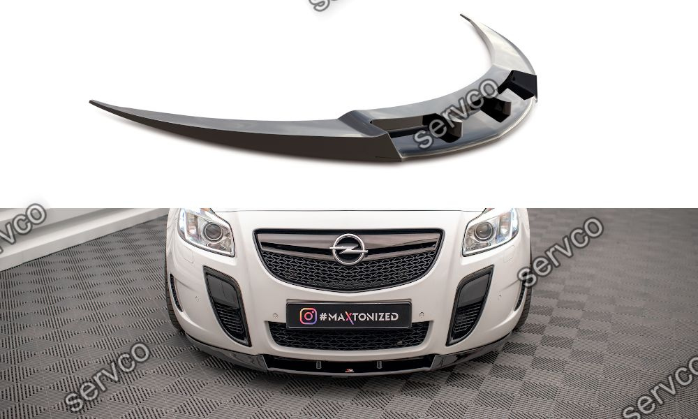 Prelungire splitter bara fata Opel Insignia OPC Mk1 2009-2013 v7 - Maxton Design