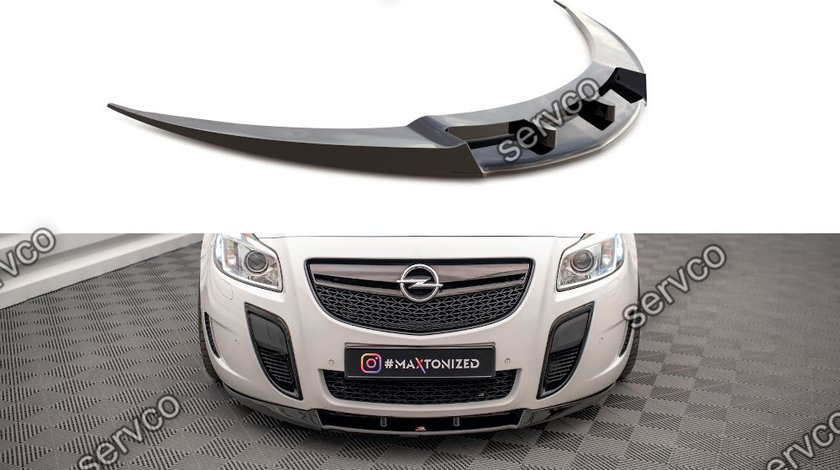 Prelungire splitter bara fata Opel Insignia OPC Mk1 2009-2013 v7 - Maxton Design