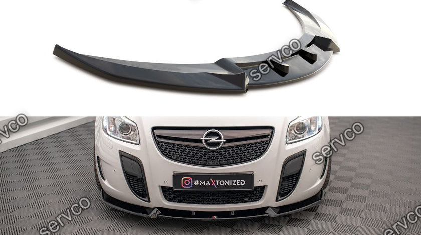 Prelungire splitter bara fata Opel Insignia OPC Mk1 2009-2013 v8 - Maxton Design