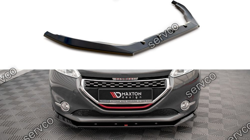 Prelungire splitter bara fata Peugeot 208 GTi Mk1 2013-2015 v4 - Maxton Design