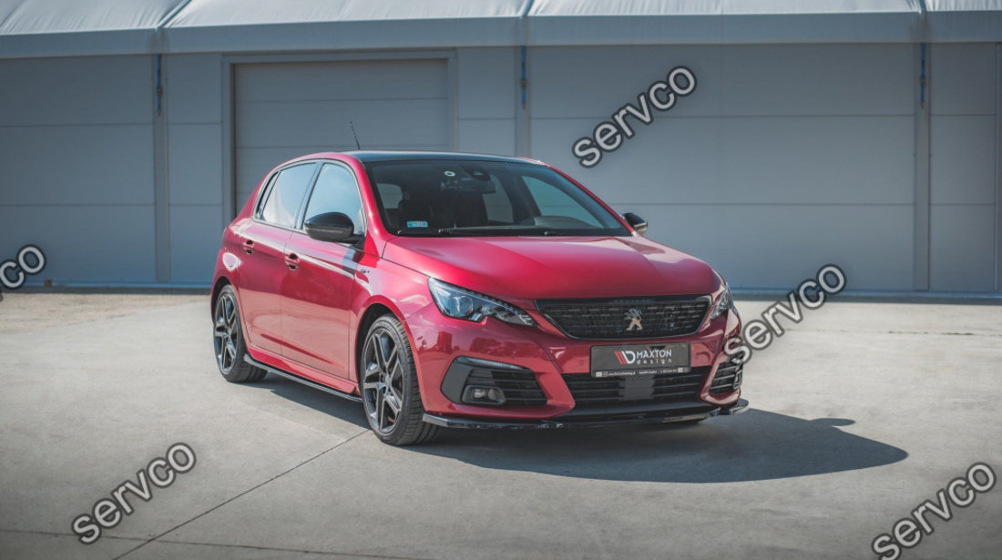 Prelungire splitter bara fata Peugeot 308 GT Mk2 Facelift 2017- v7 - Maxton Design