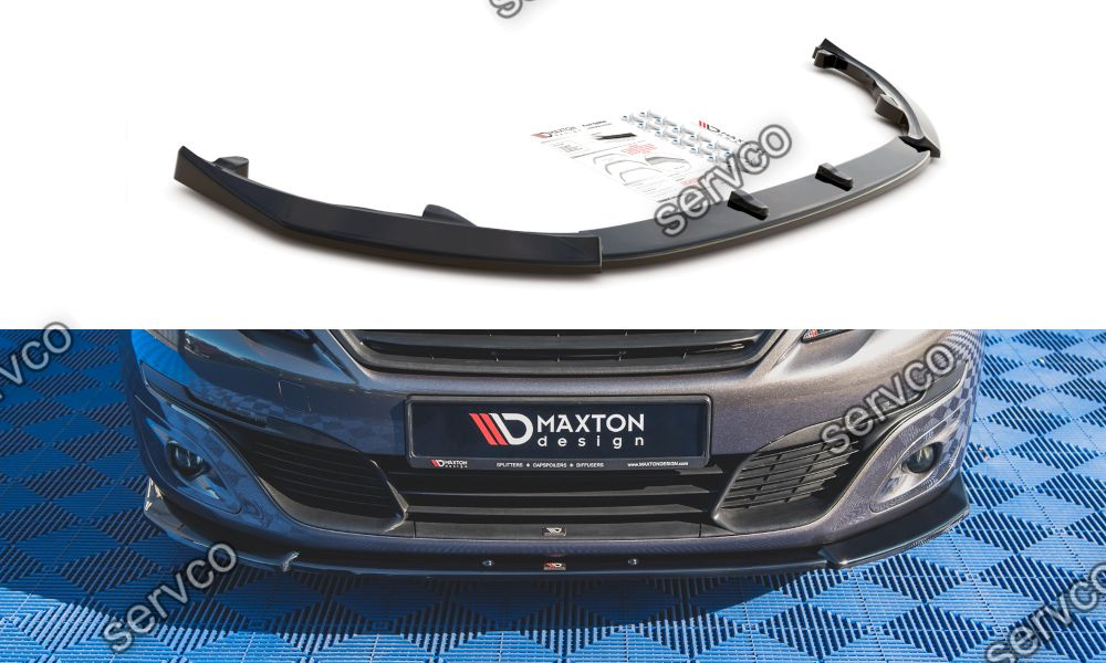Prelungire splitter bara fata Peugeot 308 Mk2 Facelift 2017-2021 v5 - Maxton Design