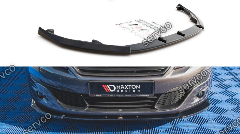 Prelungire splitter bara fata Peugeot 308 Mk2 Facelift 2017-2021 v5 - Maxton Design