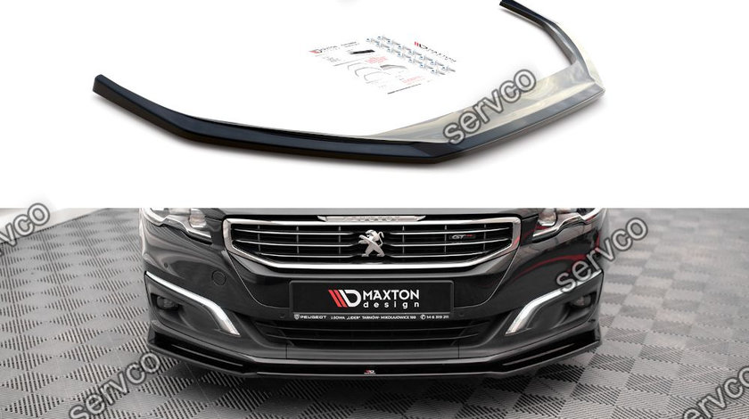 Prelungire splitter bara fata Peugeot 508 GT Mk1 Facelift 2014-2018 v2 - Maxton Design