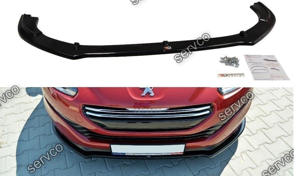 Prelungire splitter bara fata Peugeot RCZ 2009-2012 v4 - Maxton Design