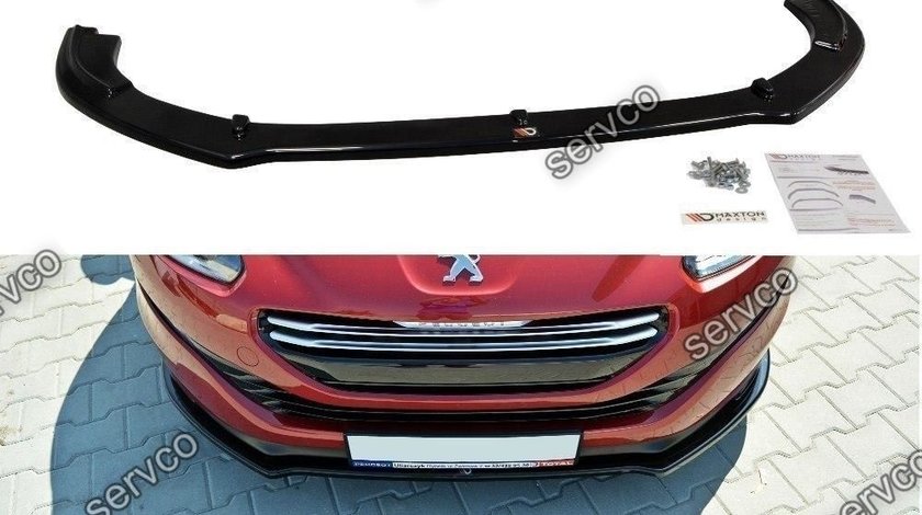 Prelungire splitter bara fata Peugeot RCZ 2009-2012 v4 - Maxton Design