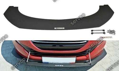 Prelungire splitter bara fata Peugeot RCZ Facelift 2012-2015 v3 - Maxton Design