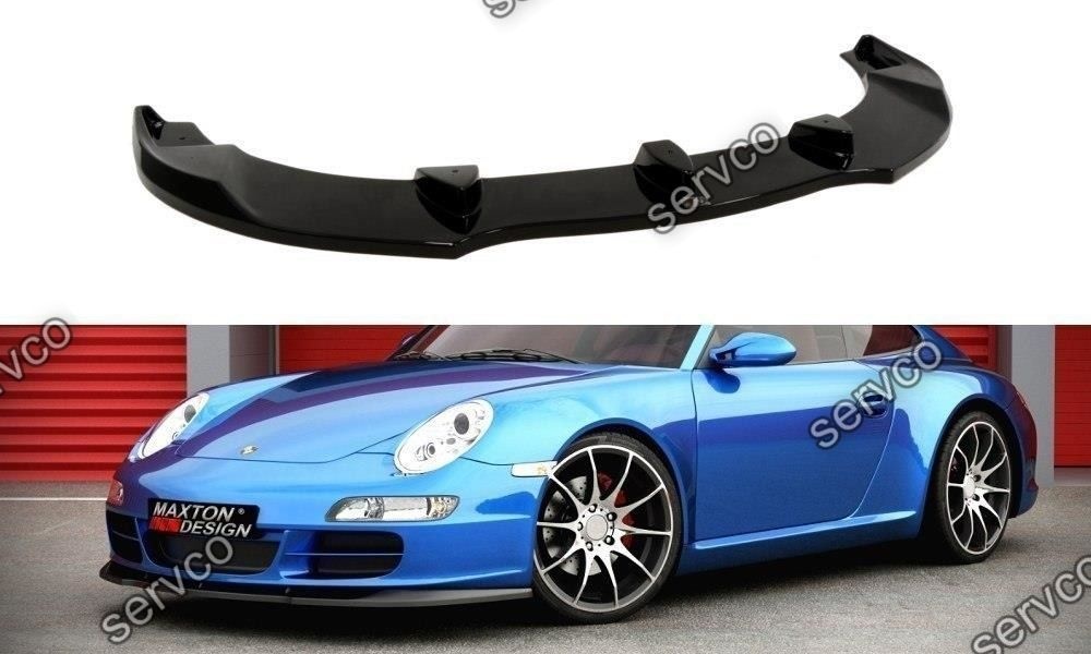 Prelungire splitter bara fata Porsche 911 Carrera 997 2005-2009 v2 - Maxton Design