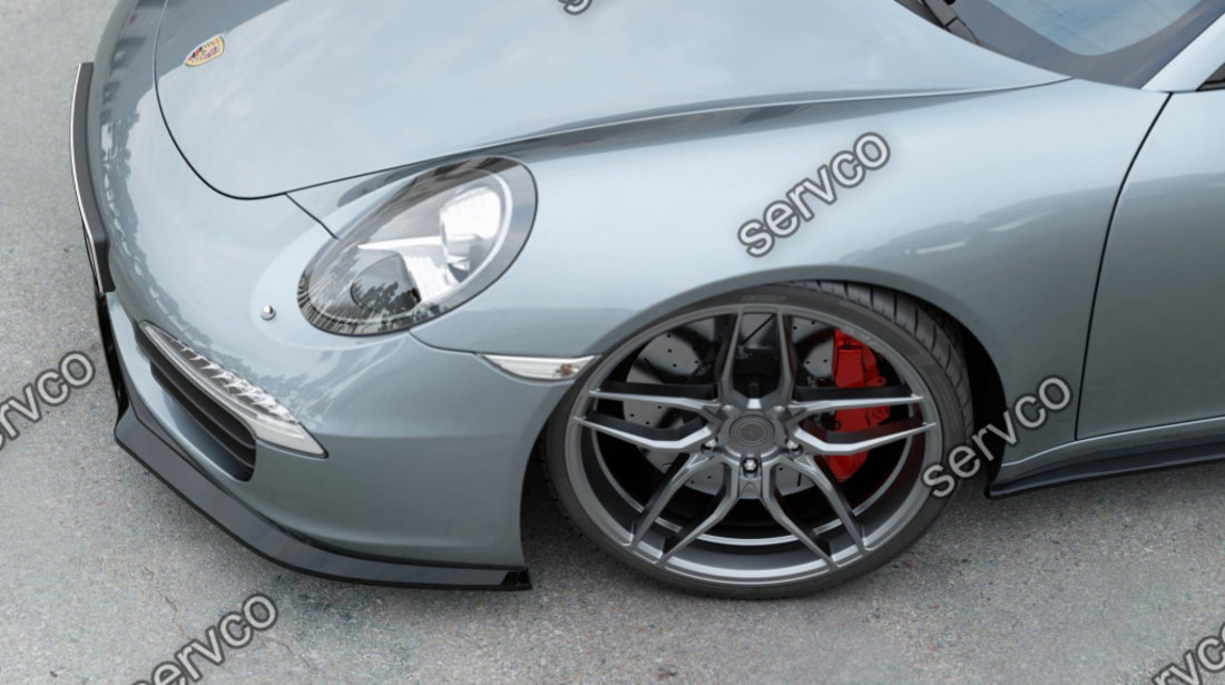 Prelungire splitter bara fata Porsche 911 Carrera 991 2011-2016 v1 - Maxton Design