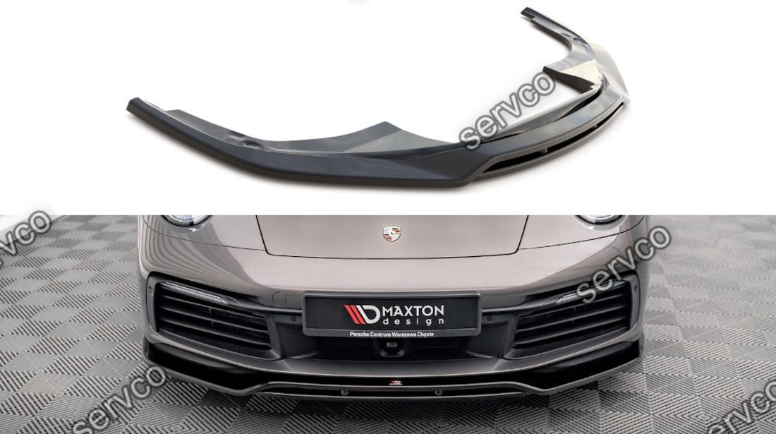 Prelungire splitter bara fata Porsche 911 Carrera 4S 992 2019- v1 - Maxton Design