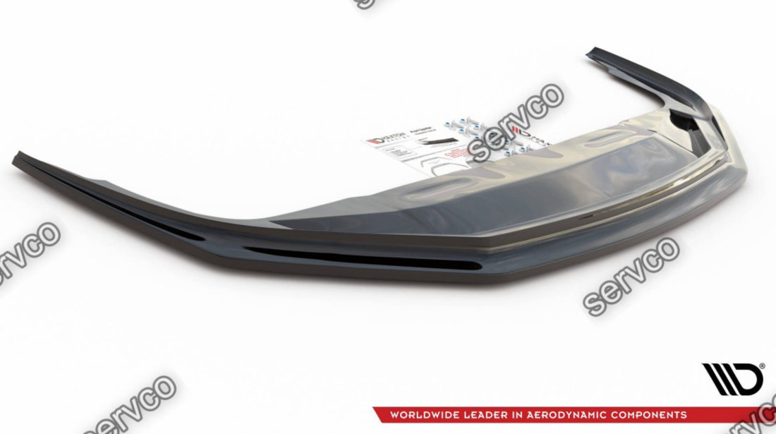 Prelungire splitter bara fata Porsche 911 Carrera 991 2011-2016 v2 - Maxton Design