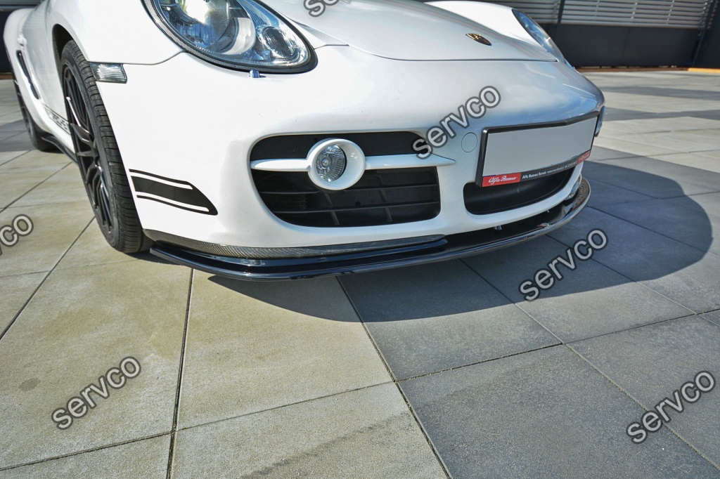 Prelungire splitter bara fata Porsche Cayman S 987C 2006-2009 v1 - Maxton Design