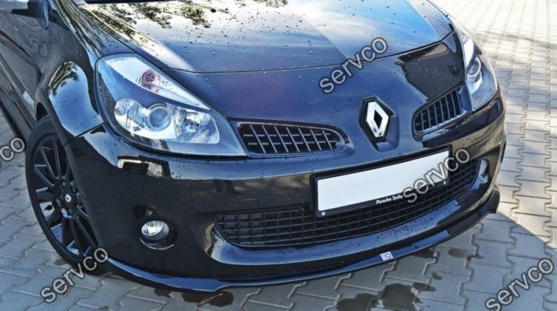Prelungire splitter bara fata Renault Clio Mk3 RS 2006-2009 v2 - Maxton Design