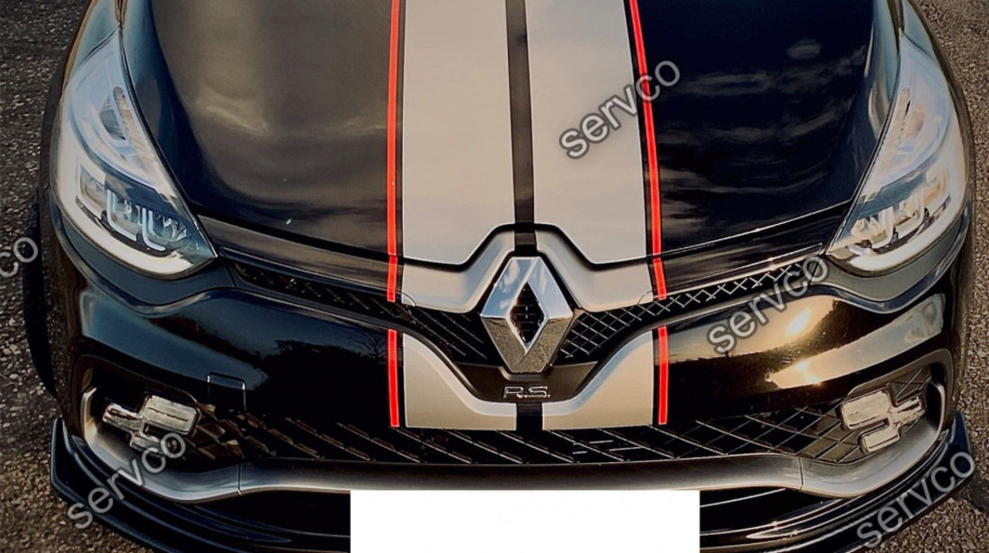 Prelungire splitter bara fata Renault Clio Mk4 RS 2012-2019 v3 - Maxton Design