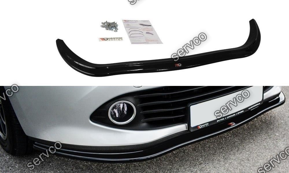 Prelungire splitter bara fata Renault Clio Mk4 2012-2016 v1 - Maxton Design