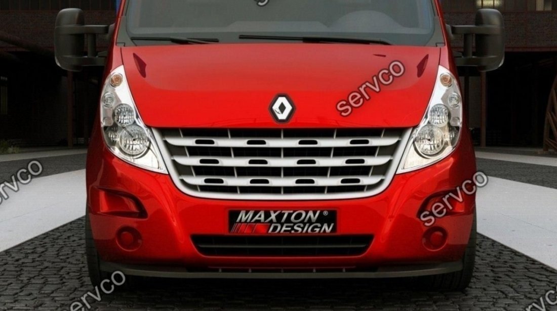 Prelungire splitter bara fata Renault Master Mk3 2010- v1 - Maxton Design