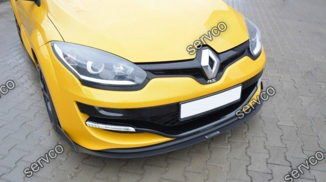 Prelungire splitter bara fata Renault Megane Mk3 RS 2010-2015 v2 - Maxton Design