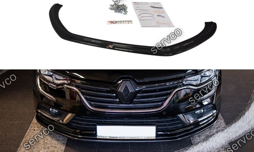 Prelungire splitter bara fata Renault Talisman 2015- v1 - Maxton Design