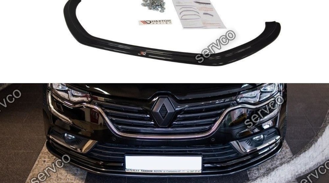 Prelungire splitter bara fata Renault Talisman 2015- v1 - Maxton Design