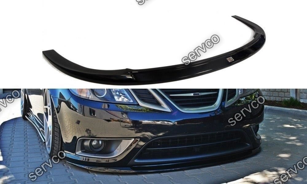 Prelungire splitter bara fata Saab 9-3 Turbo X 2007-2011 v1 - Maxton Design