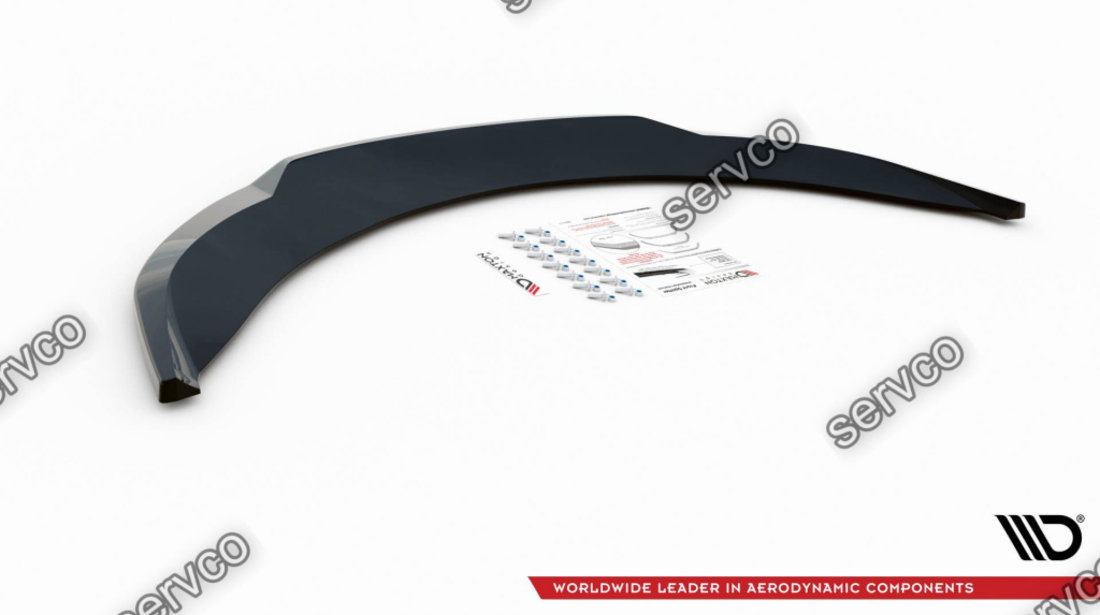 Prelungire splitter bara fata Seat Exeo 2008-2013 v2 - Maxton Design