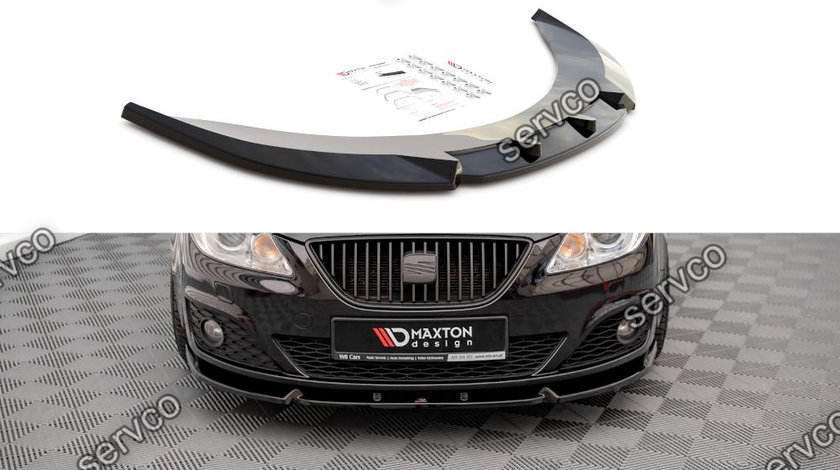 Prelungire splitter bara fata Seat Exeo 2008-2013 v1 - Maxton Design