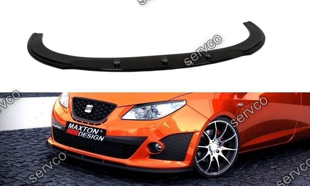 Prelungire splitter bara fata Seat Ibiza 6J Mk4 Cupra 2008-2012 v5 - Maxton Design