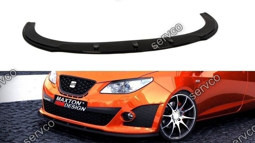 Prelungire splitter bara fata Seat Ibiza 6J Mk4 Cupra 2008-2012 v5 - Maxton Design