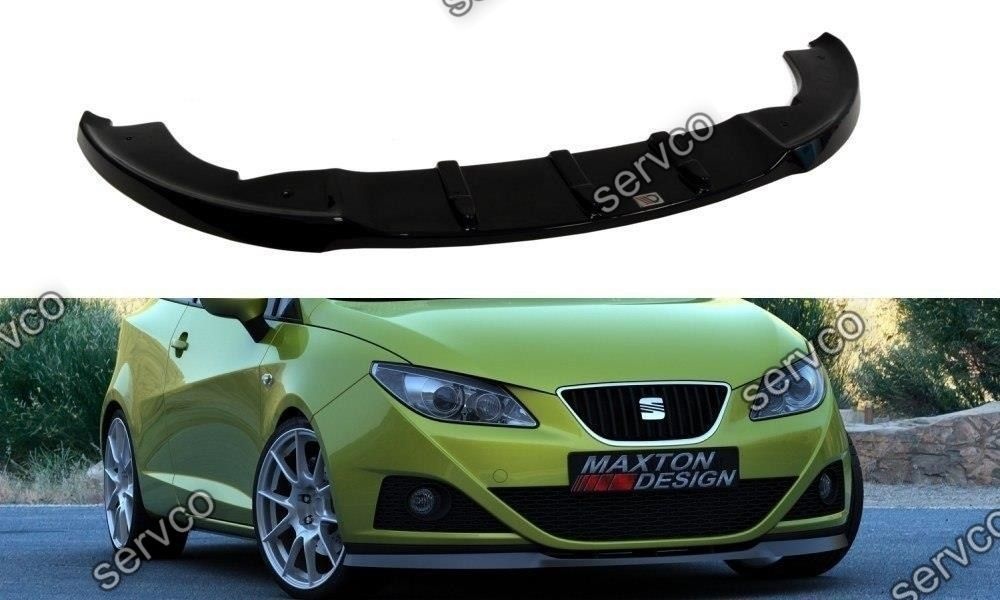Prelungire splitter bara fata Seat Ibiza 6J Mk4 2008-2012 v1 - Maxton Design
