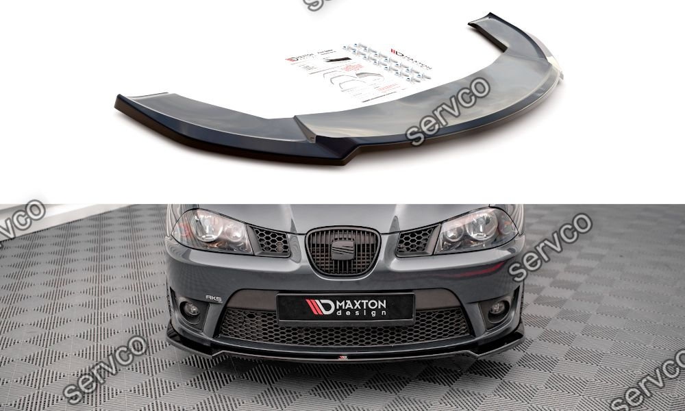 Prelungire splitter bara fata Seat Ibiza Cupra Mk3 2004-2008 v3 - Maxton Design