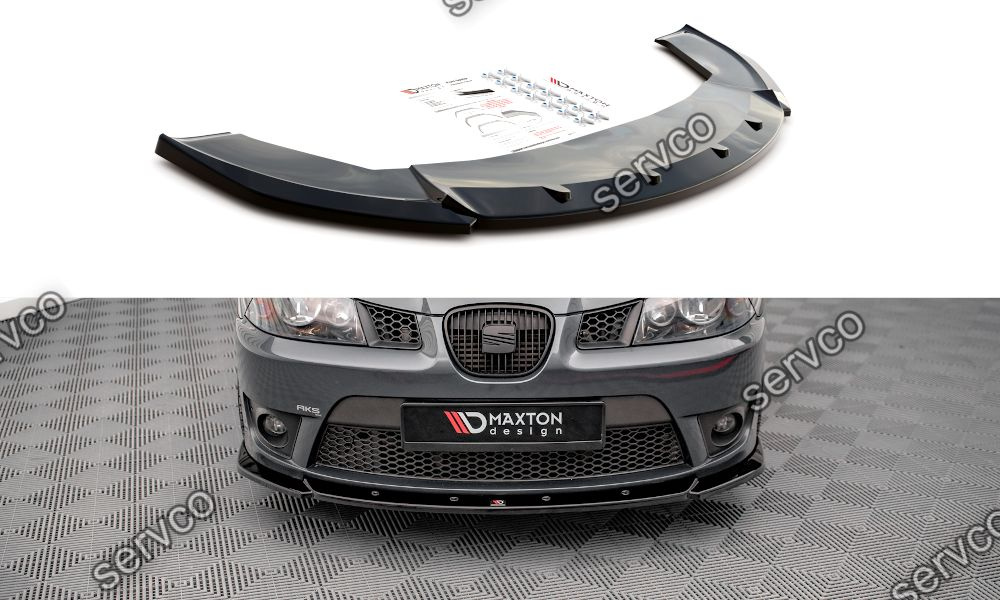 Prelungire splitter bara fata Seat Ibiza Cupra Mk3 2004-2008 v2 - Maxton Design