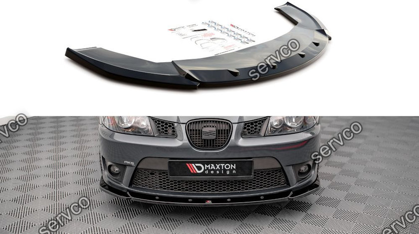 Prelungire splitter bara fata Seat Ibiza Cupra Mk3 2004-2008 v2 - Maxton Design