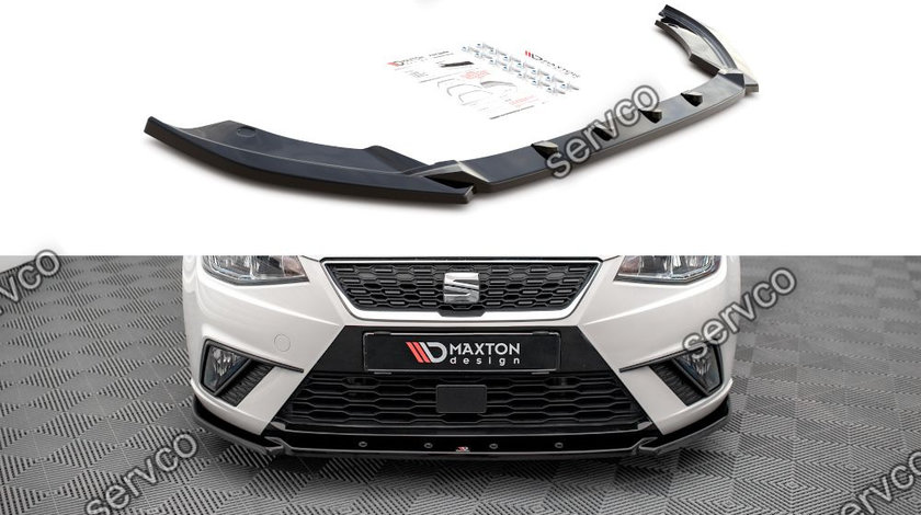 Prelungire splitter bara fata Seat Ibiza Mk5 2017-2021 v2 - Maxton Design