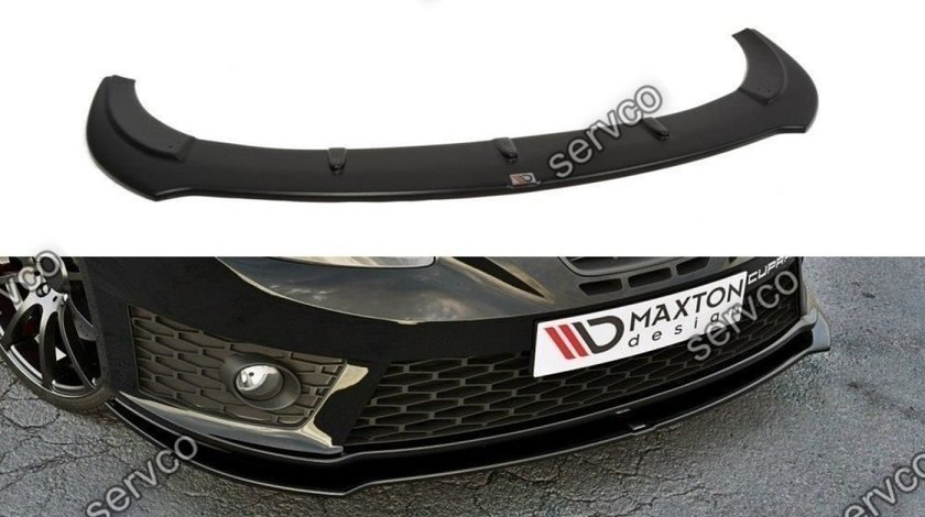Prelungire splitter bara fata Seat Leon 1P MK2 CUPRA FR Facelift 2009-2012 v7